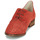 Zapatos Mujer Derbie Dorking ASTRID Rojo