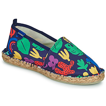 Zapatos Mujer Alpargatas Art of Soule PEACE Azul / Multicolor