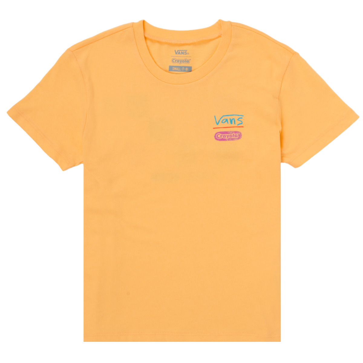 textil Niña Camisetas manga corta Vans VANS X CRAYOLA CREW Amarillo
