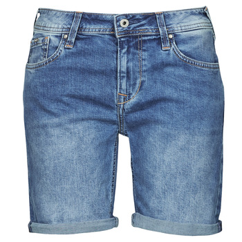 textil Mujer Shorts / Bermudas Pepe jeans POPPY Azul