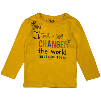 textil Niños Camisetas manga larga Losan 125-1205AL Amarillo