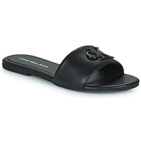 Zapatos Mujer Zuecos (Mules) Calvin Klein Jeans FLAT SANDAL HW LTH Negro