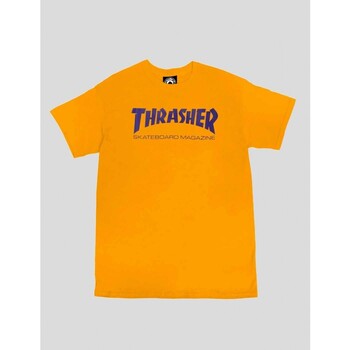 textil Hombre Camisetas manga corta Thrasher CAMISETA  SKATE MAG TEE GOLD Amarillo