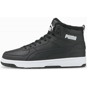 Zapatos Hombre Zapatillas altas Puma Rebound Joy Fur Negros