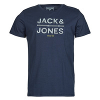 textil Hombre Camisetas manga corta Jack & Jones JCOGALA Marino