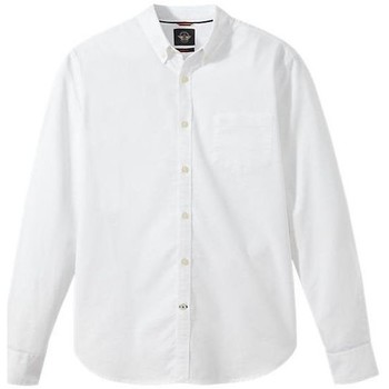 textil Hombre Camisas manga larga Dockers 29599 OXFORD BUTTON-UP-0005 WHITE PAPER Blanco