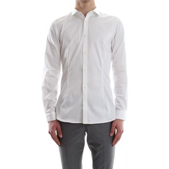 textil Hombre Camisas manga larga Jack & Jones 12097662 PARMA-WHITE Blanco