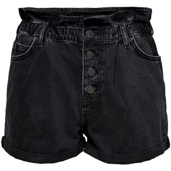 textil Mujer Shorts / Bermudas Only 15200196 CUBA-BLACK DENIM Negro