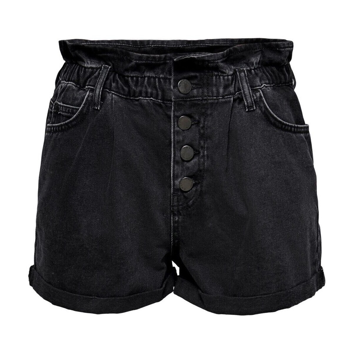 textil Mujer Shorts / Bermudas Only 15200196 CUBA-BLACK DENIM Negro