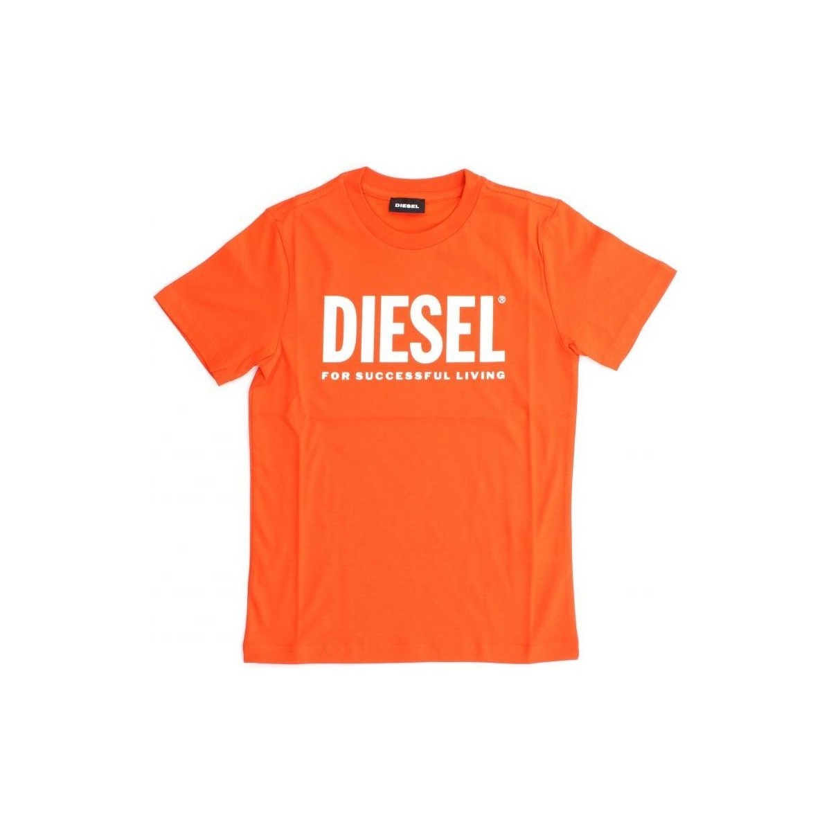 textil Niños Tops y Camisetas Diesel 00J4P6 00YI9 TJUSTLOGO-K437 Naranja