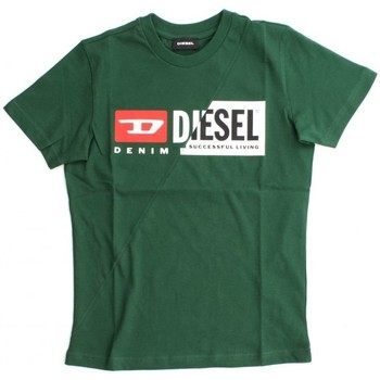 textil Niños Tops y Camisetas Diesel 00J4YH 00YI9 T-DIEGO-K50Q Verde