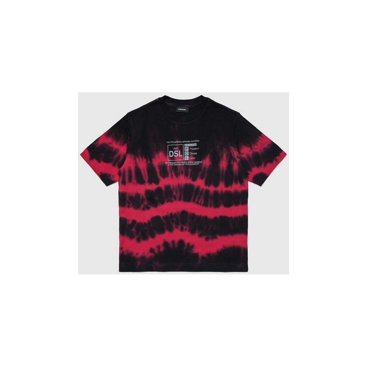 textil Niños Tops y Camisetas Diesel J00246 0TBAB TJUST38-K369 FUCHSIA BLACK Violeta