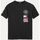 textil Niños Tops y Camisetas Tommy Hilfiger KB0KB06679 FUN BUDGE TEE-BDS BLACK Negro