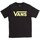 textil Niños Tops y Camisetas Vans VN000IVF CLASSIC-TN9 Negro