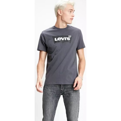 textil Hombre Tops y Camisetas Levi's 22489 0248 HOUSEMARK TEE-FORGE IRON Gris