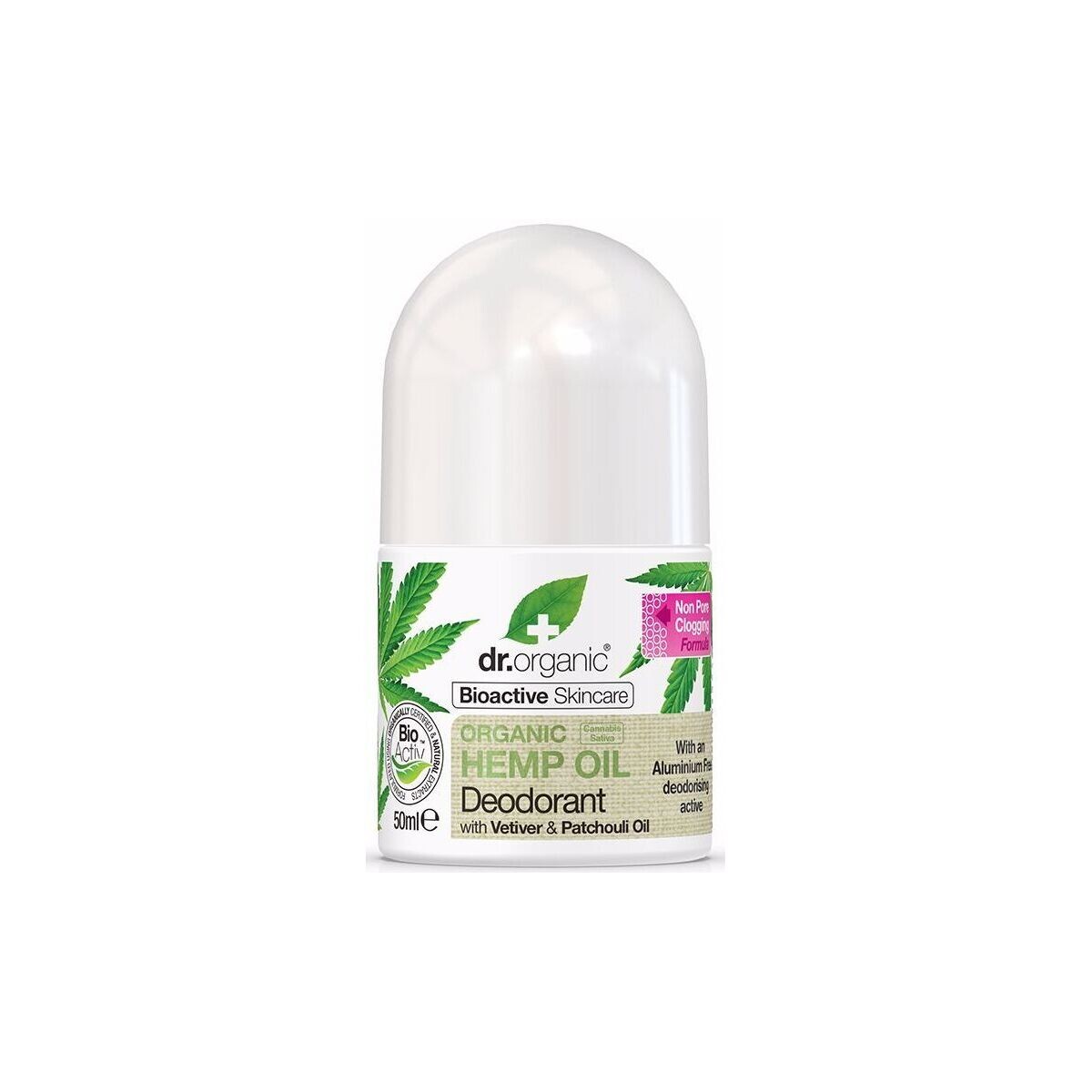 Belleza Tratamiento corporal Dr. Organic Bioactive Organic Aceite De Cáñamo Desodorante Roll-on 