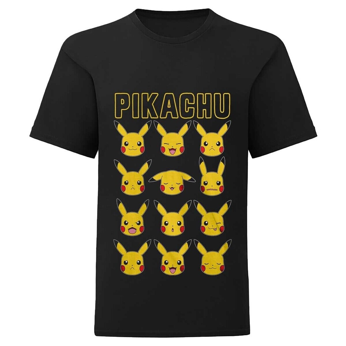 textil Niños Camisetas manga corta Pokemon HE331 Negro