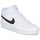 Zapatos Hombre Zapatillas altas Nike Nike Court Vision Mid Next Nature Blanco / Negro