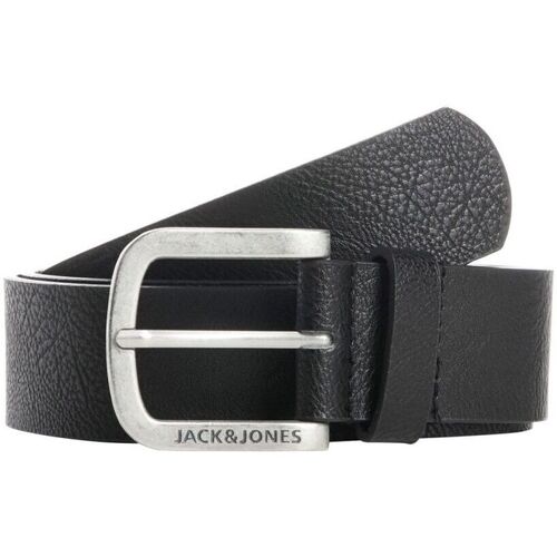 Accesorios textil Hombre Cinturones Jack & Jones 12120697 CHARRY-BLACK Negro