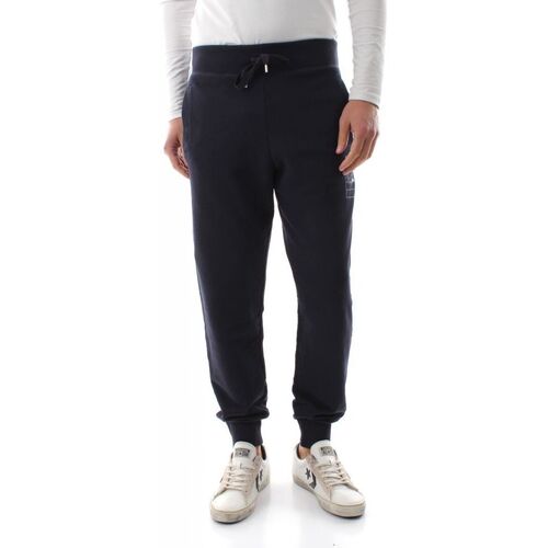 textil Hombre Pantalones de chándal Converse 10021333 FLEECE PANT-A01 OBSIDIAN Azul