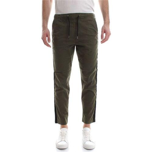 textil Hombre Pantalones Jack & Jones 12133073 VEGA CROP-OLIVE NIGHT Verde
