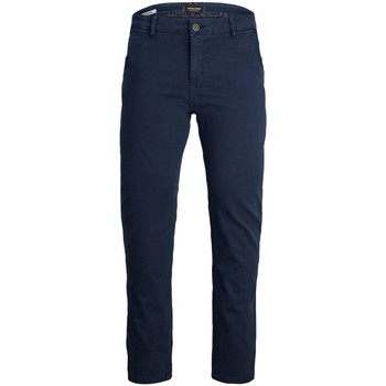 textil Hombre Pantalones Jack & Jones 12184901 MARCO JJFRED-NAVY BLAZER Azul