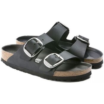 Zapatos Sandalias Birkenstock ARIZONA BIGBUCKLE OILED LEATHER-1011075 BLACK Negro