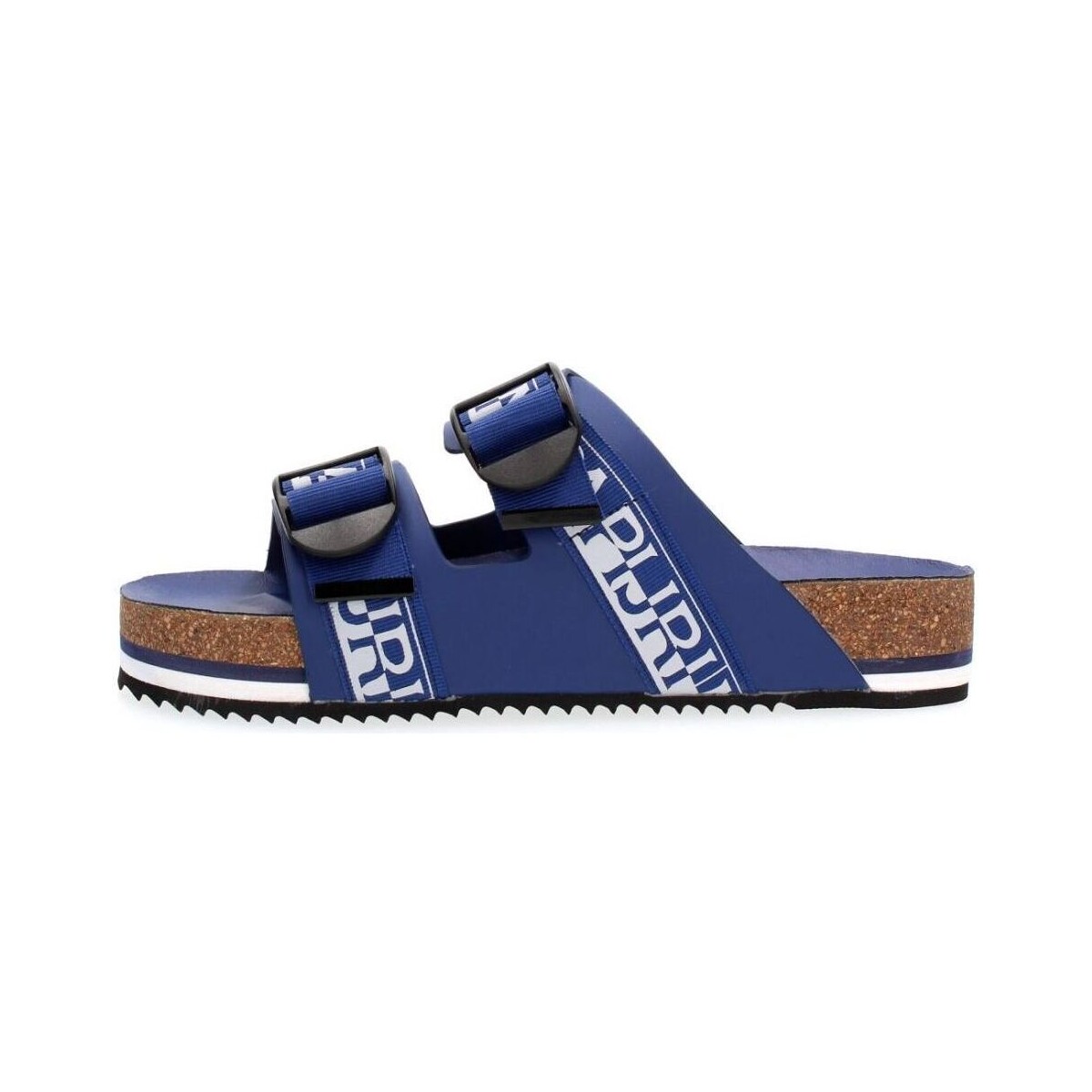 Zapatos Hombre Sandalias Napapijri Footwear NA4ETH LEATHER SANDAL-176 BLUE MARINE Azul