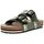 Zapatos Hombre Sandalias Napapijri Footwear NA4ETH LEATHER SANDAL-GD6 GREEN Verde