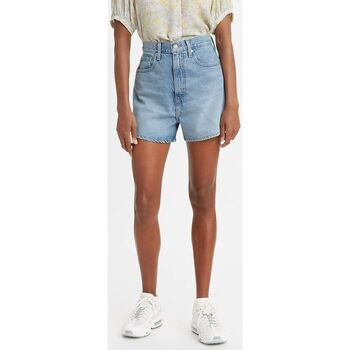 textil Mujer Shorts / Bermudas Levi's 39451 0005  - HIGH LOOSE SHORT-ONE TIME Azul