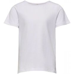 textil Niña Tops y Camisetas Only 15186322 LOVE-WHITE Blanco