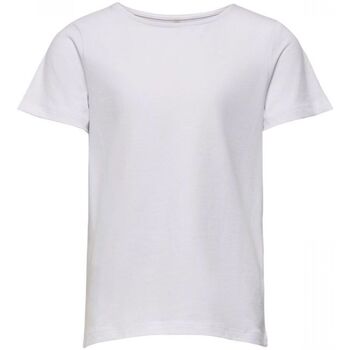 textil Niña Tops y Camisetas Only 15186322 LOVE-WHITE Blanco