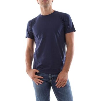 textil Hombre Tops y Camisetas Bomboogie TM6345 T JORG-205 NIGHT BLUE Azul