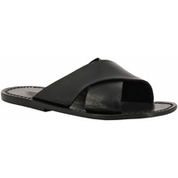 Zapatos Hombre Zuecos (Mules) Gianluca - L'artigiano Del Cuoio 560 U NERO CUOIO Negro