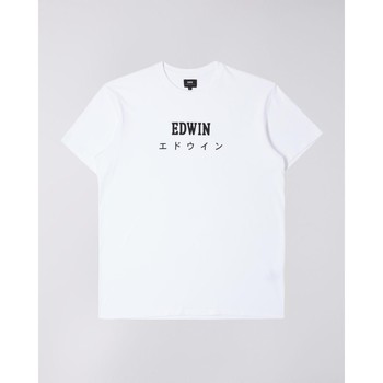 textil Hombre Camisetas manga corta Edwin 45121MC000125 JAPAN TS-0267 Blanco
