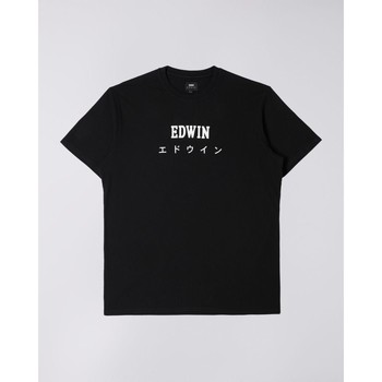 textil Hombre Camisetas manga corta Edwin 45121MC000125 JAPAN TS-8967 Negro