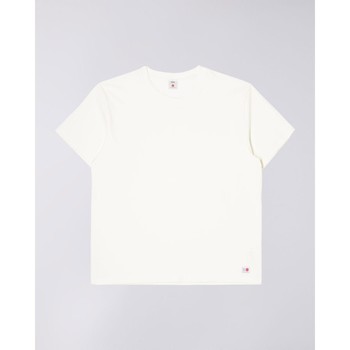 textil Hombre Camisetas manga corta Edwin I029402-0202 WHITE Blanco