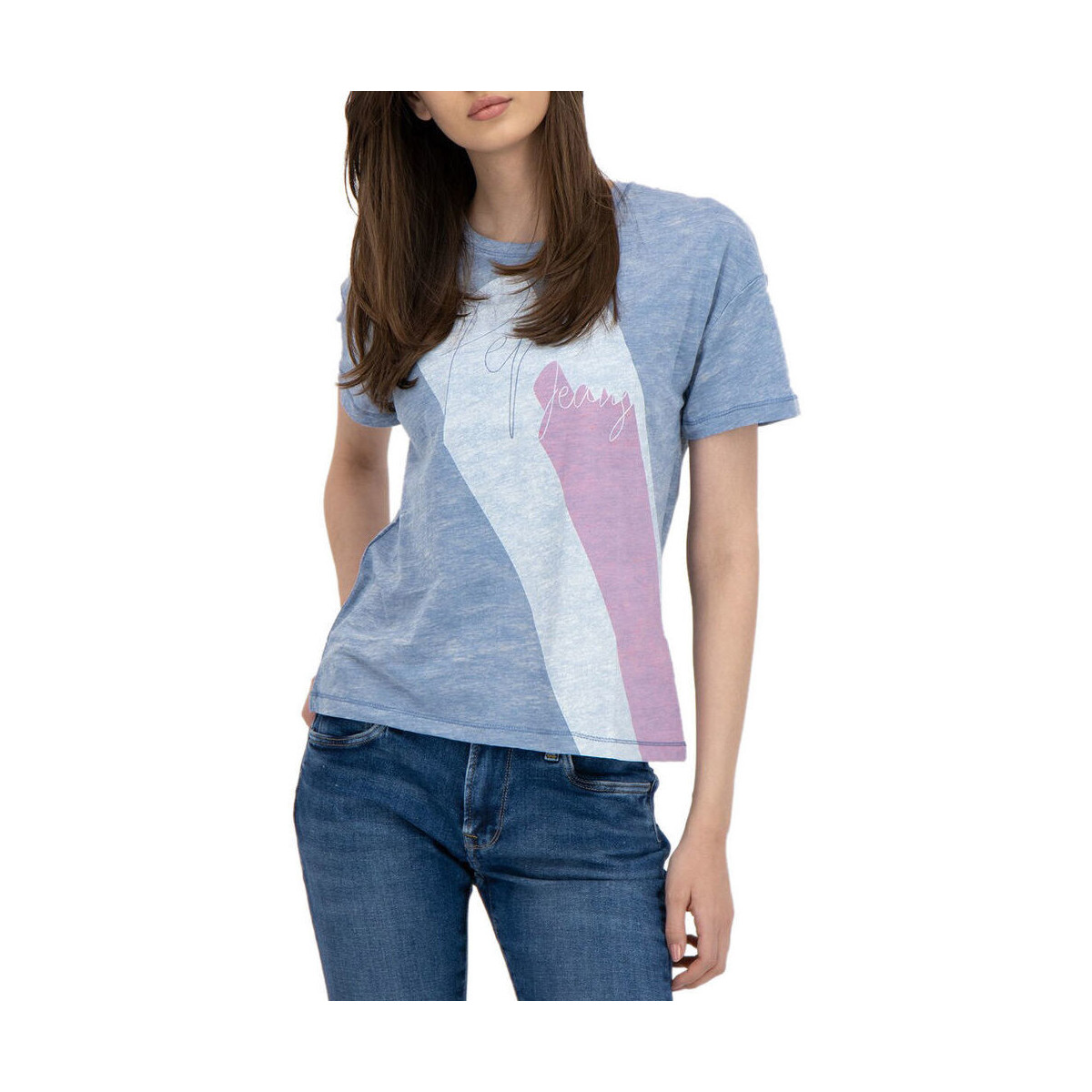 textil Mujer Tops y Camisetas Pepe jeans - alexa_pl504515 Gris