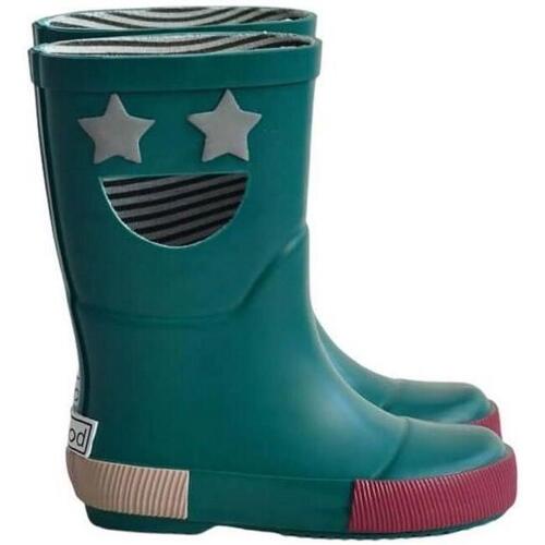 Zapatos Niños Botas Boxbo Wistiti Star Baby Boots - Green Verde
