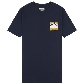 textil Hombre Camisetas manga corta Penfield T-shirt  back graphic Azul