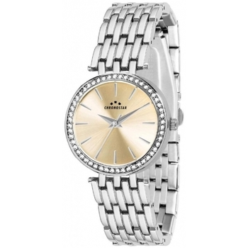 Relojes & Joyas Mujer Relojes mixtos analógico-digital Chronostar Reloj  Majesty plata / oro - 30 mm Multicolor