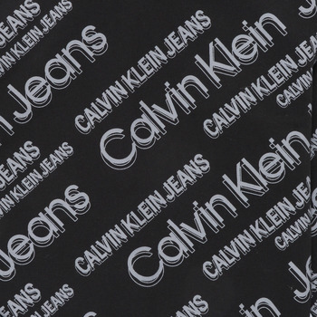 Calvin Klein Jeans SLANTED AOP LOGO RELAXED HOODIE Negro
