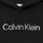 textil Niña Sudaderas Calvin Klein Jeans INSTITUTIONAL SILVER LOGO HOODIE Negro