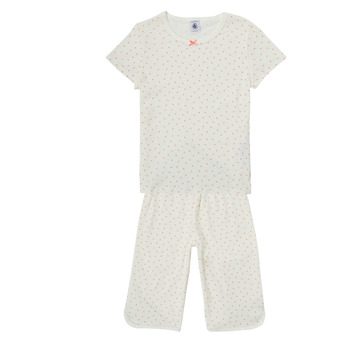 textil Niña Pijama Petit Bateau BRESS Blanco