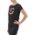 textil Mujer Camisetas manga corta Kulte LOUISA JOLIEMOTOR 101954 NOIR Negro