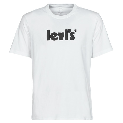 textil Hombre Camisetas manga corta Levi's SS RELAXED FIT TEE Poster / Logo / Blanco