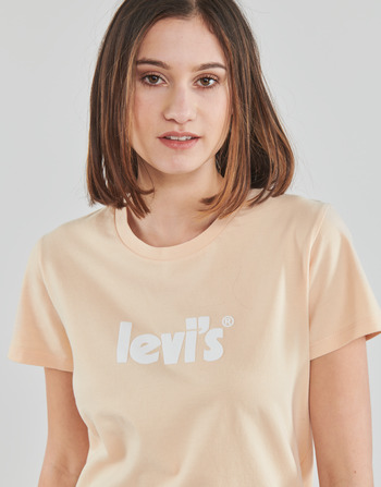 Levi's THE PERFECT TEE Seasonal / Poster / Logo / Peach / PurÉ