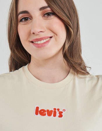 Levi's GRAPHIC CLASSIC TEE Oruga / Poster / Logo / Angora