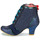 Zapatos Mujer Botines Irregular Choice Winter Blooms Azul / Rojo