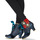 Zapatos Mujer Botines Irregular Choice Winter Blooms Azul / Rojo